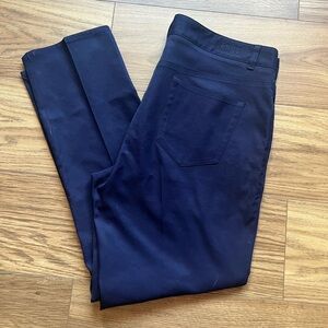 Peter Millar Crown Sport Navy Pants with Orange Trim